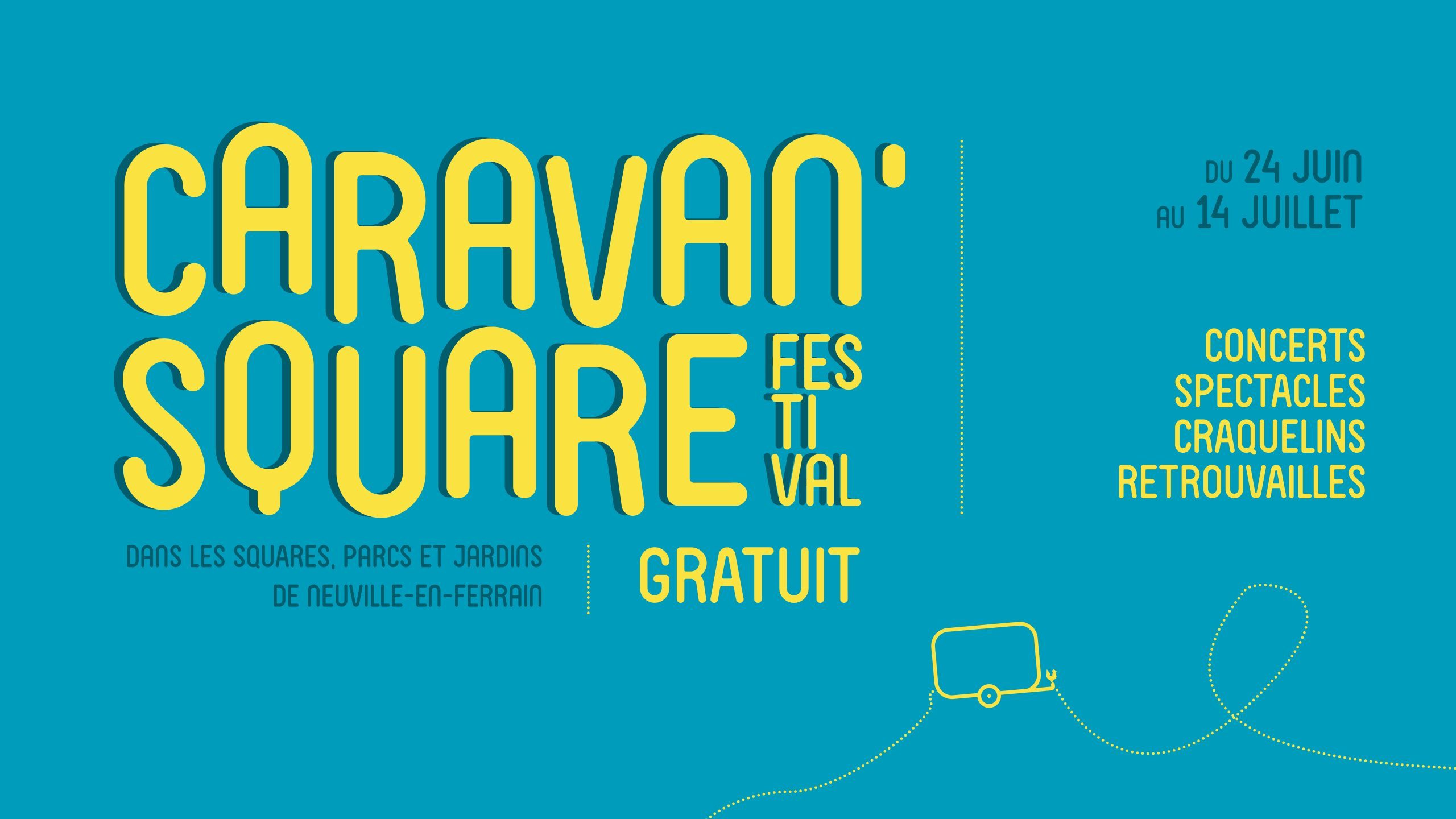 En route pour le Caravan&rsquo;square festival !