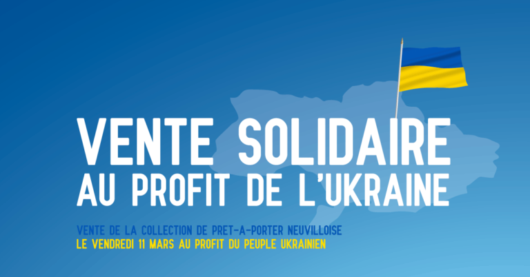 Vente solidaire au profit de l&rsquo;Ukraine