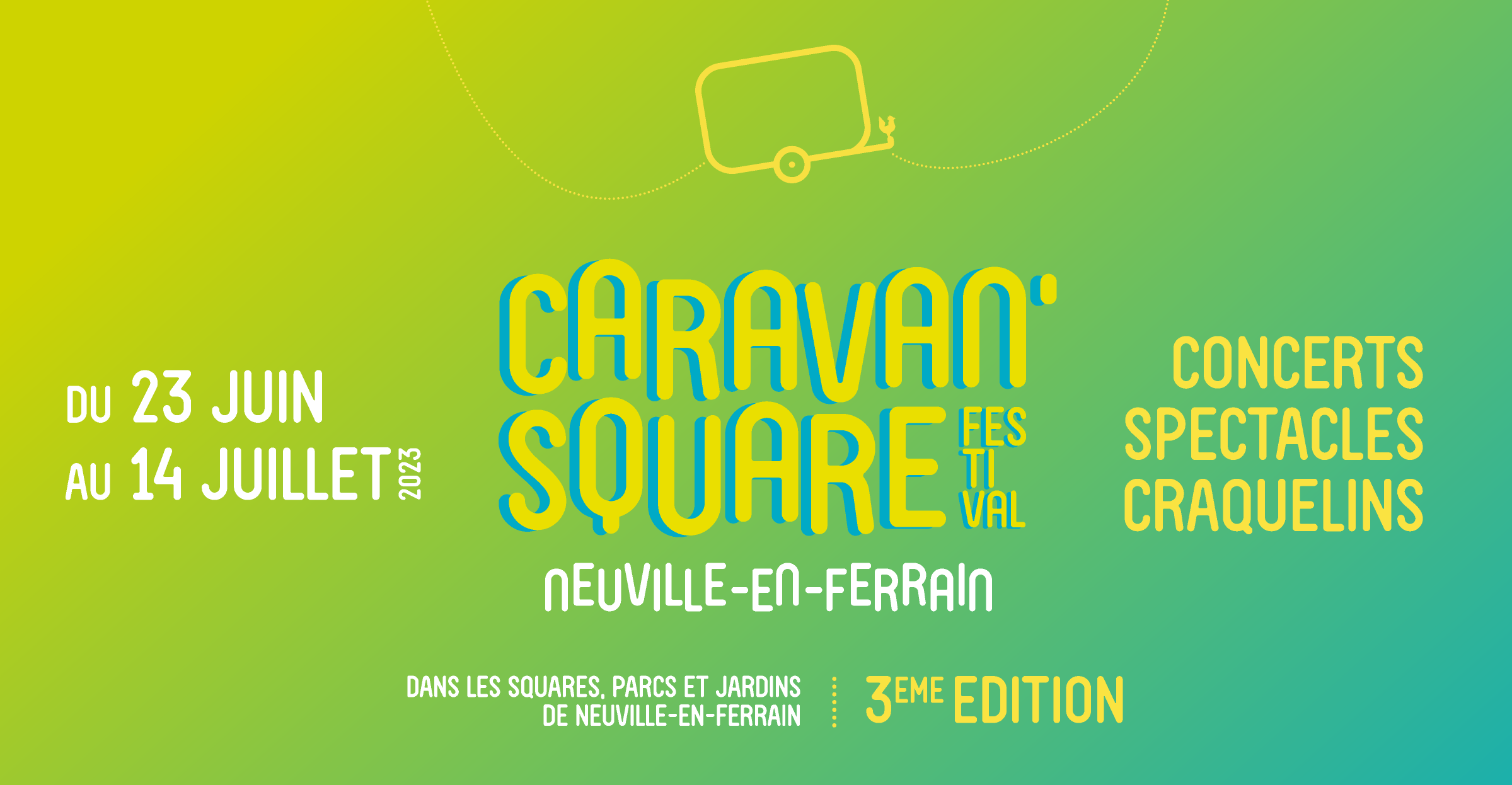 Caravan&rsquo;Square Festival : lancement de la 3ème édition et Feux de la Saint-Jean ce vendredi 23 juin