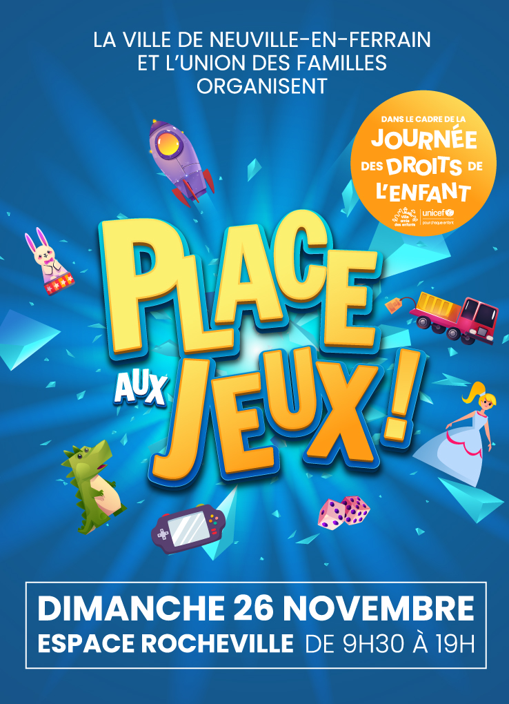 « Place aux jeux ! » pour la journée internationale<br>des droits de l’enfant