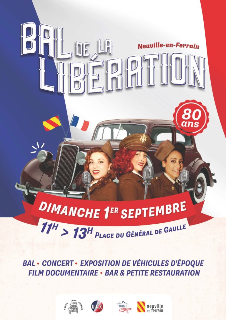Bal de la Libération : la Ville célèbre le 80ème anniversaire<br>de la Libération de Neuville-en-Ferrain