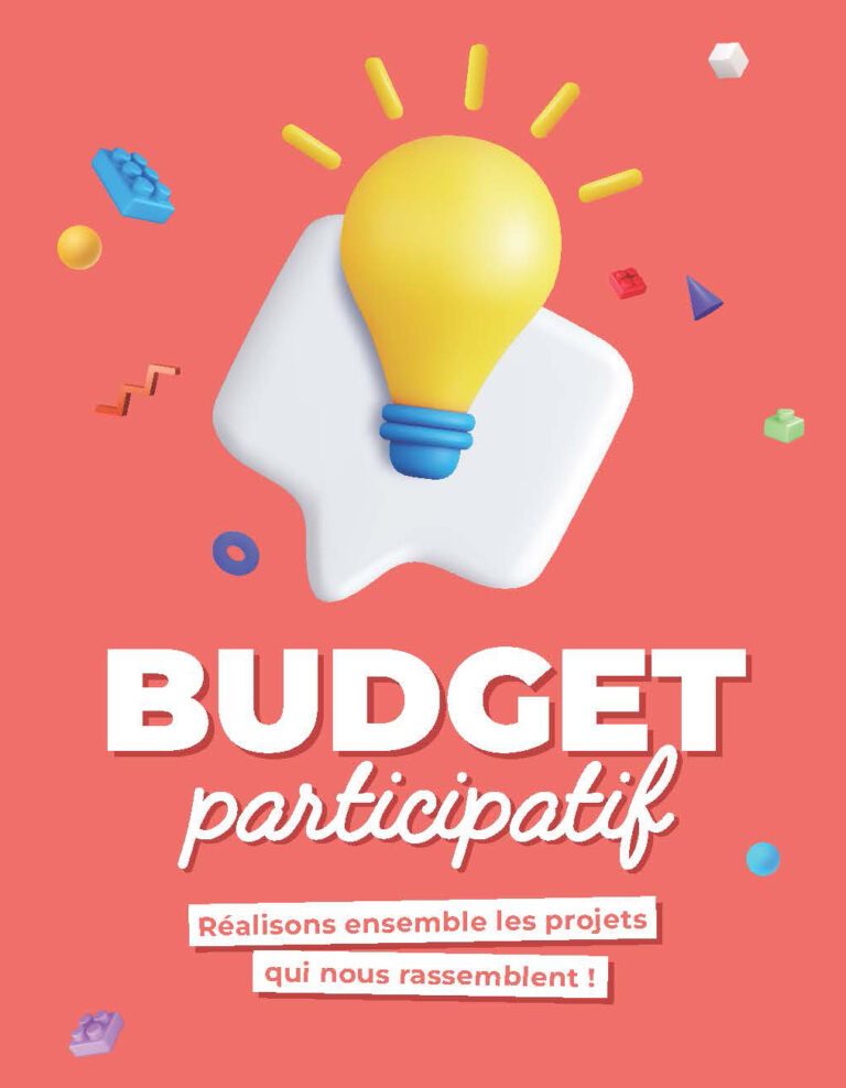 La Ville lance son premier budget participatif !