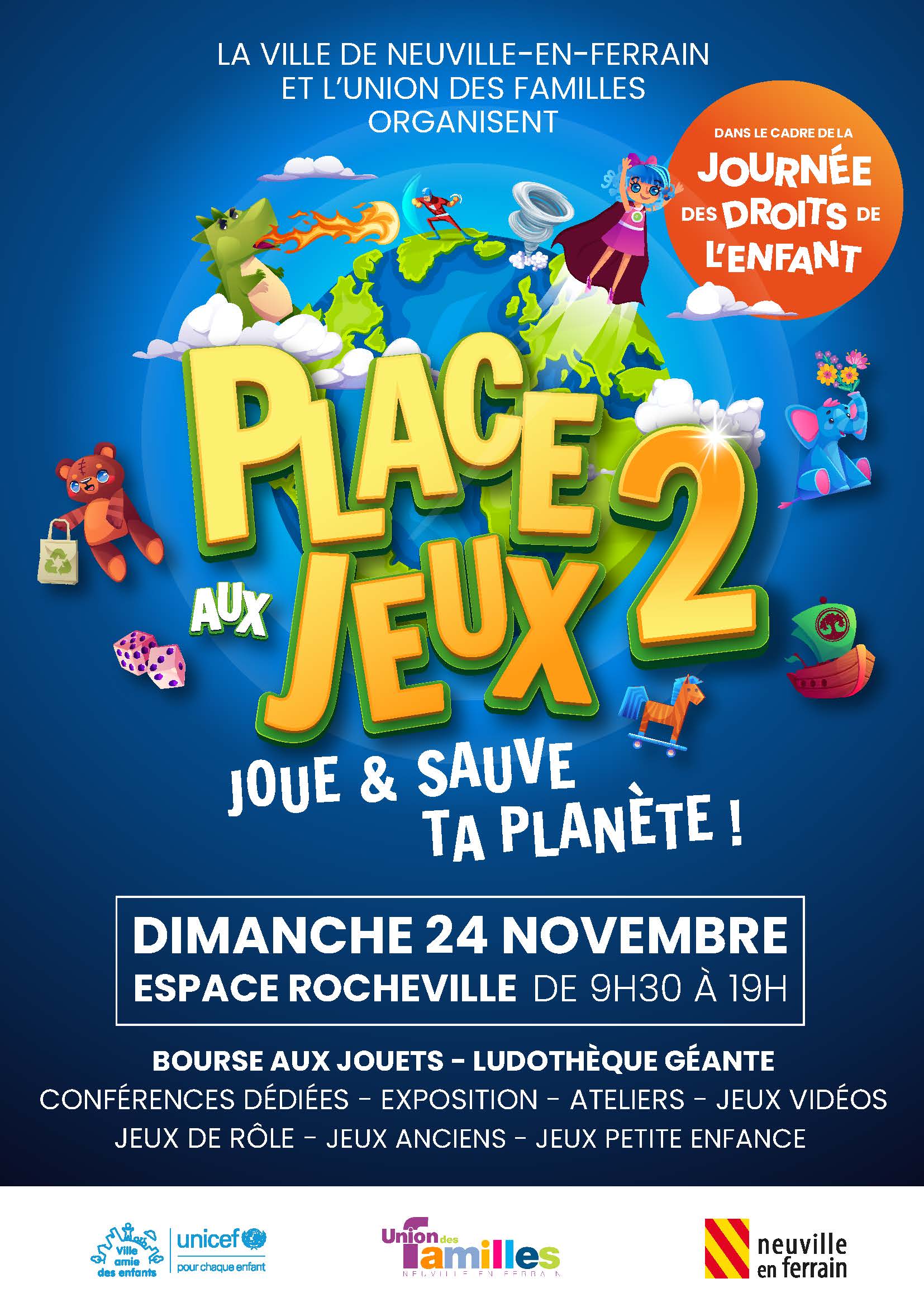 « Place aux Jeux 2 » : une journée ludique dédiée à l’enfance et à la famille