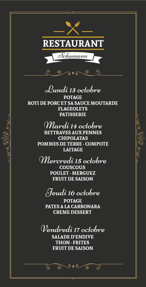 Schumann 13-17 octobre