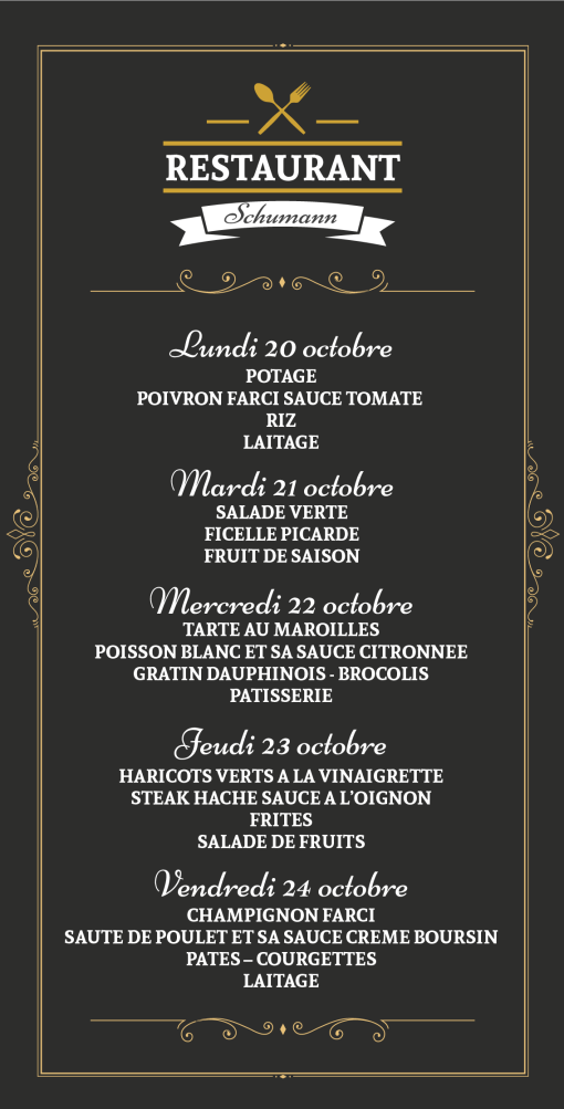 Schumann 20-24 octobre